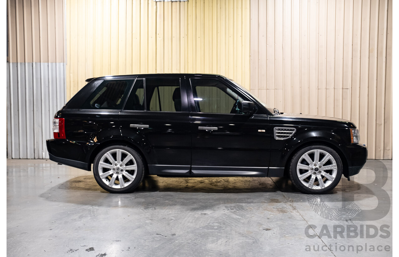 6/2009 Land Rover Range Rover Sport 2.7 TDV6 MY09 4d Wagon Black Turbo Diesel 2.7L