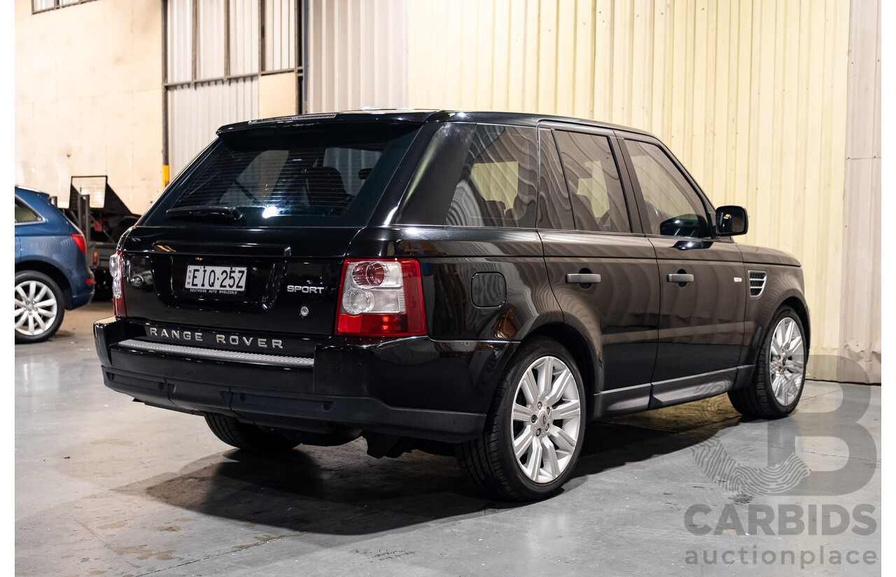 6/2009 Land Rover Range Rover Sport 2.7 TDV6 MY09 4d Wagon Black Turbo Diesel 2.7L