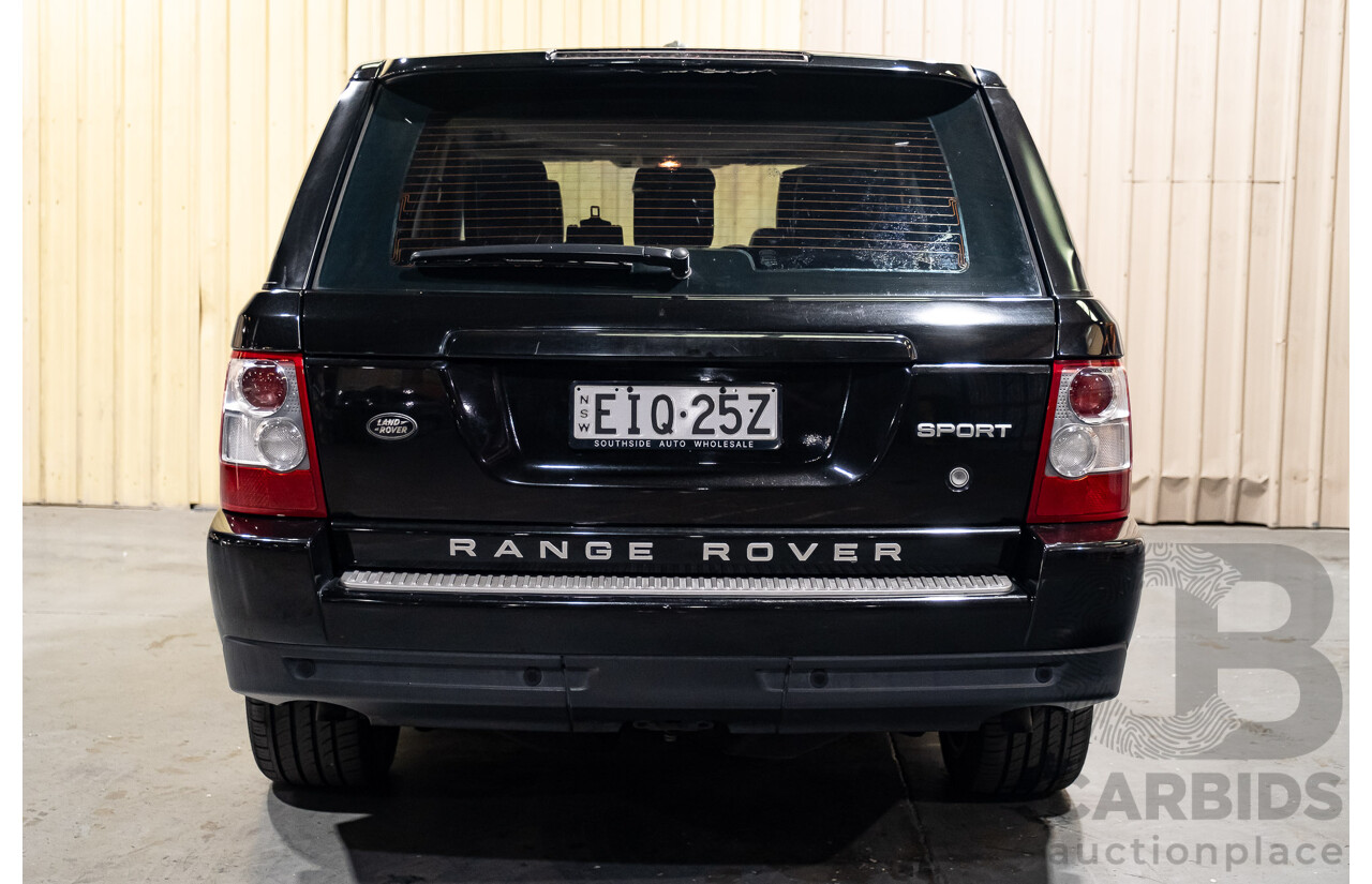 6/2009 Land Rover Range Rover Sport 2.7 TDV6 MY09 4d Wagon Black Turbo Diesel 2.7L