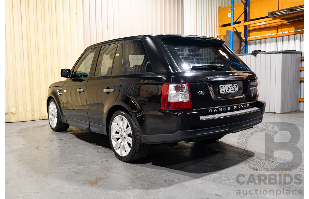6/2009 Land Rover Range Rover Sport 2.7 TDV6 MY09 4d Wagon Black Turbo Diesel 2.7L