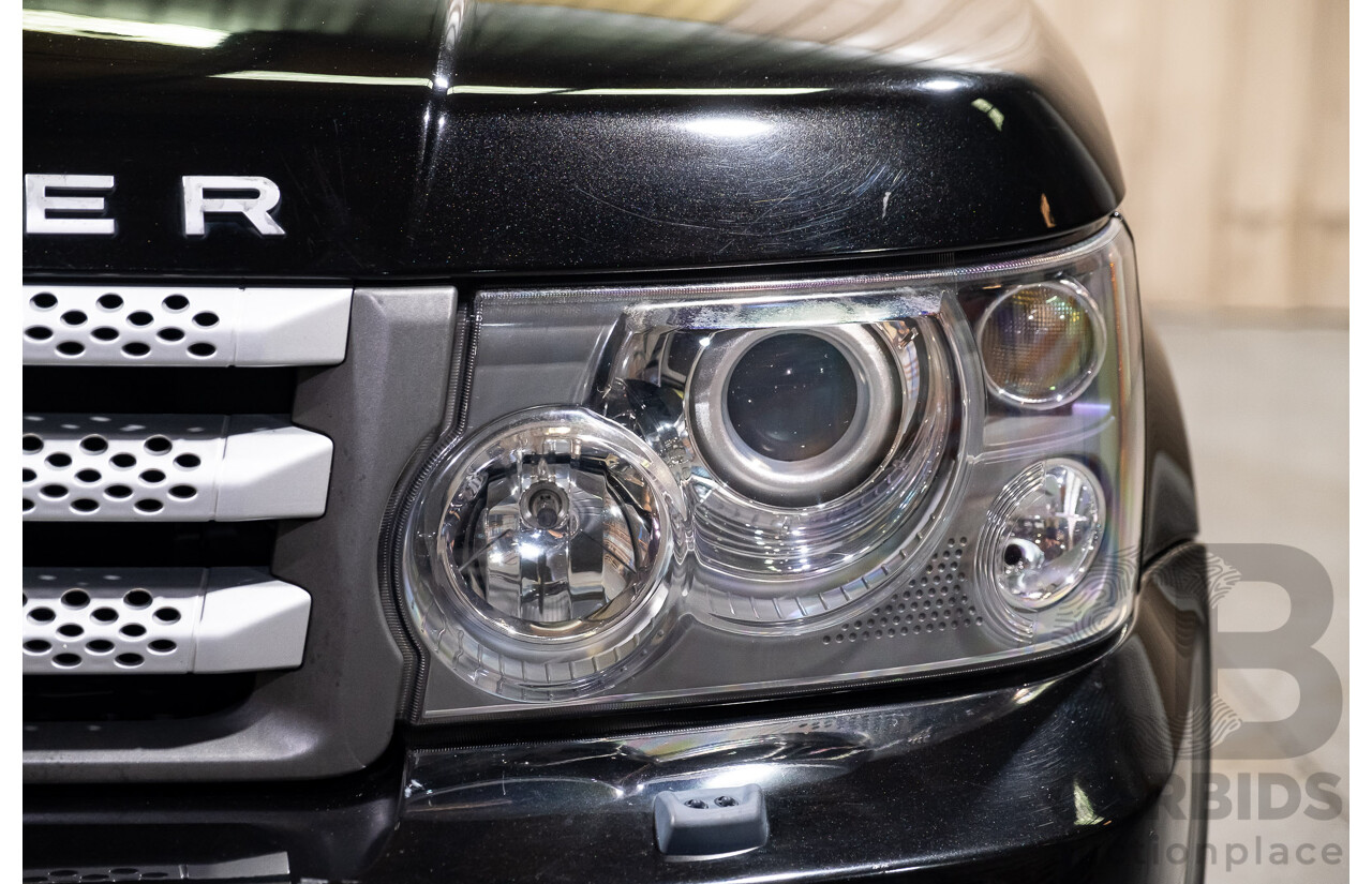 6/2009 Land Rover Range Rover Sport 2.7 TDV6 MY09 4d Wagon Black Turbo Diesel 2.7L