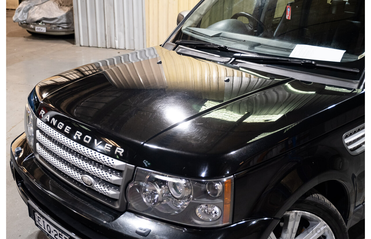 6/2009 Land Rover Range Rover Sport 2.7 TDV6 MY09 4d Wagon Black Turbo Diesel 2.7L