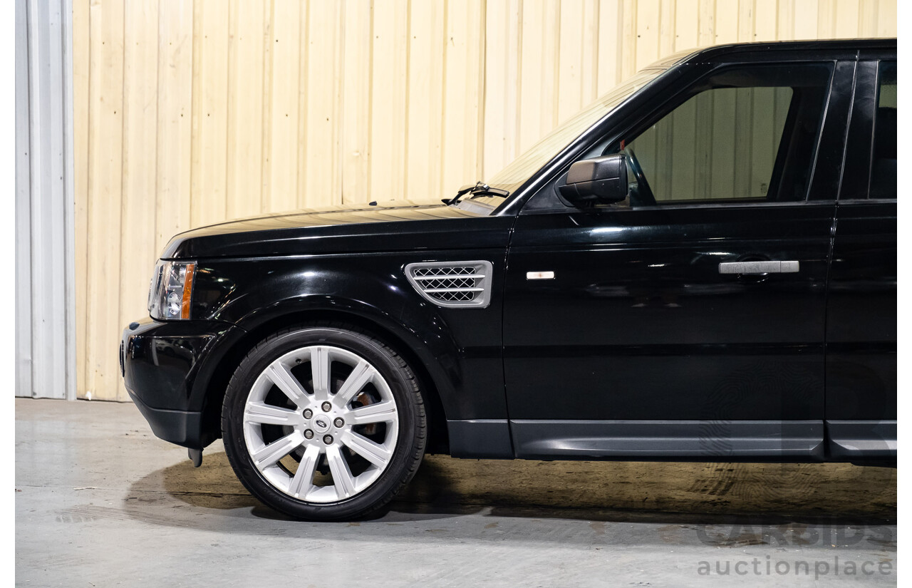 6/2009 Land Rover Range Rover Sport 2.7 TDV6 MY09 4d Wagon Black Turbo Diesel 2.7L