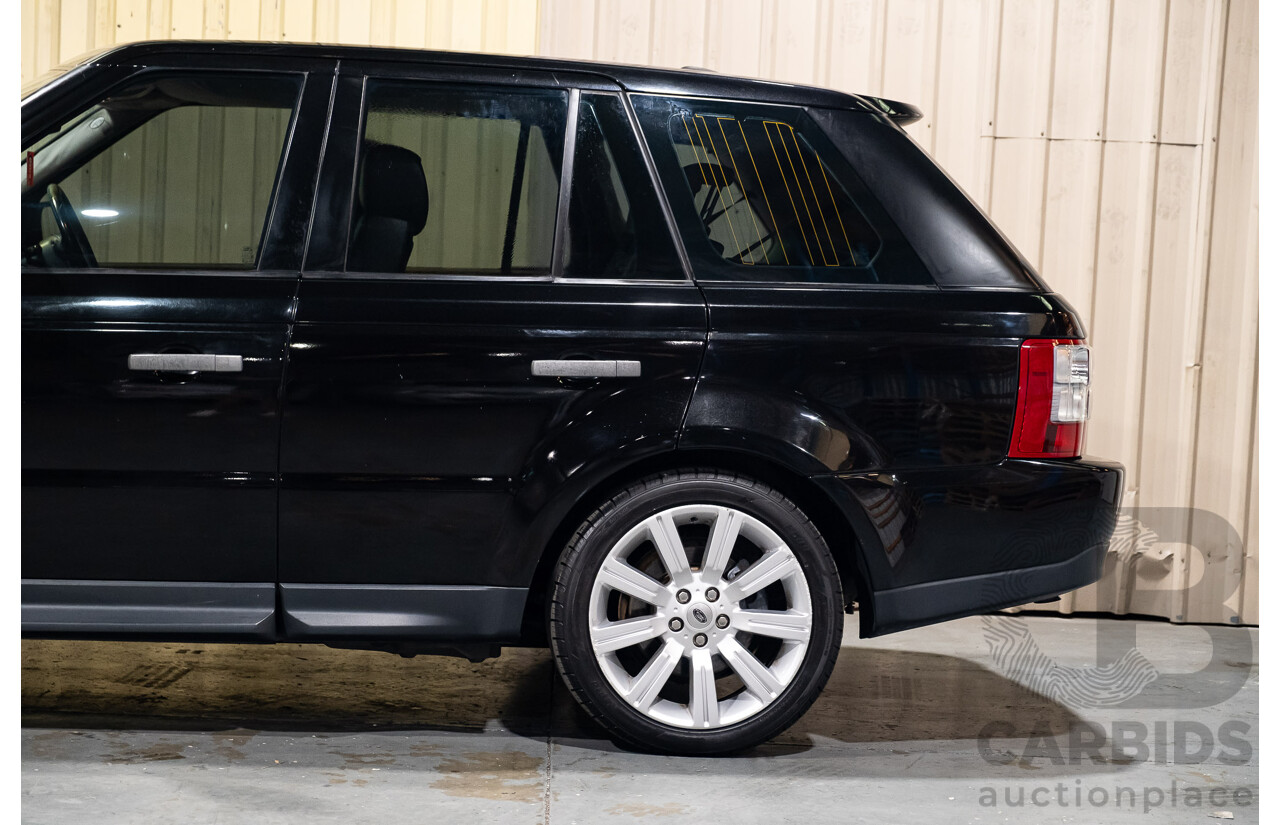 6/2009 Land Rover Range Rover Sport 2.7 TDV6 MY09 4d Wagon Black Turbo Diesel 2.7L