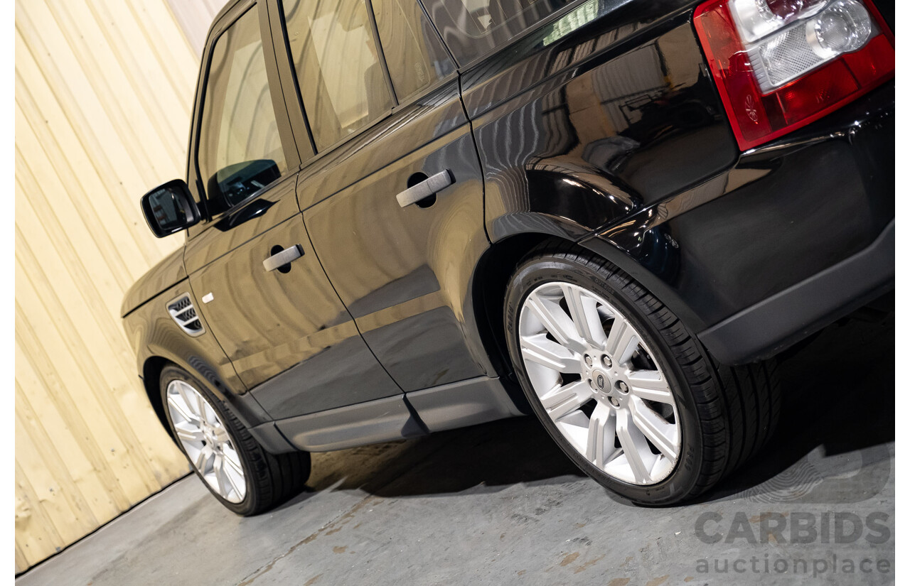 6/2009 Land Rover Range Rover Sport 2.7 TDV6 MY09 4d Wagon Black Turbo Diesel 2.7L