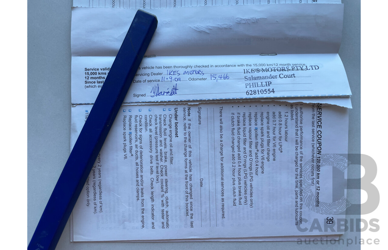 06/2008 Holden Commodore LUMINA RWD  4D Sedan Red 3.6L