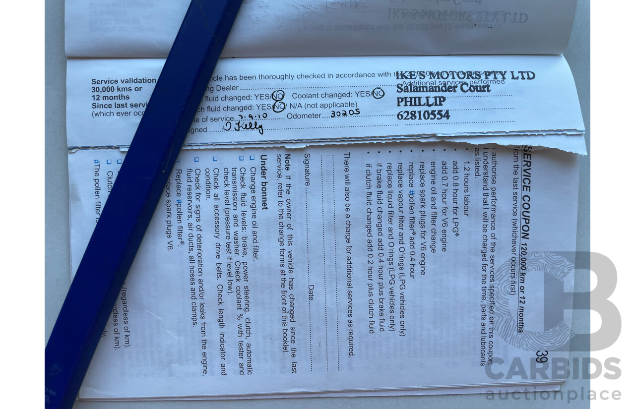 06/2008 Holden Commodore LUMINA RWD  4D Sedan Red 3.6L