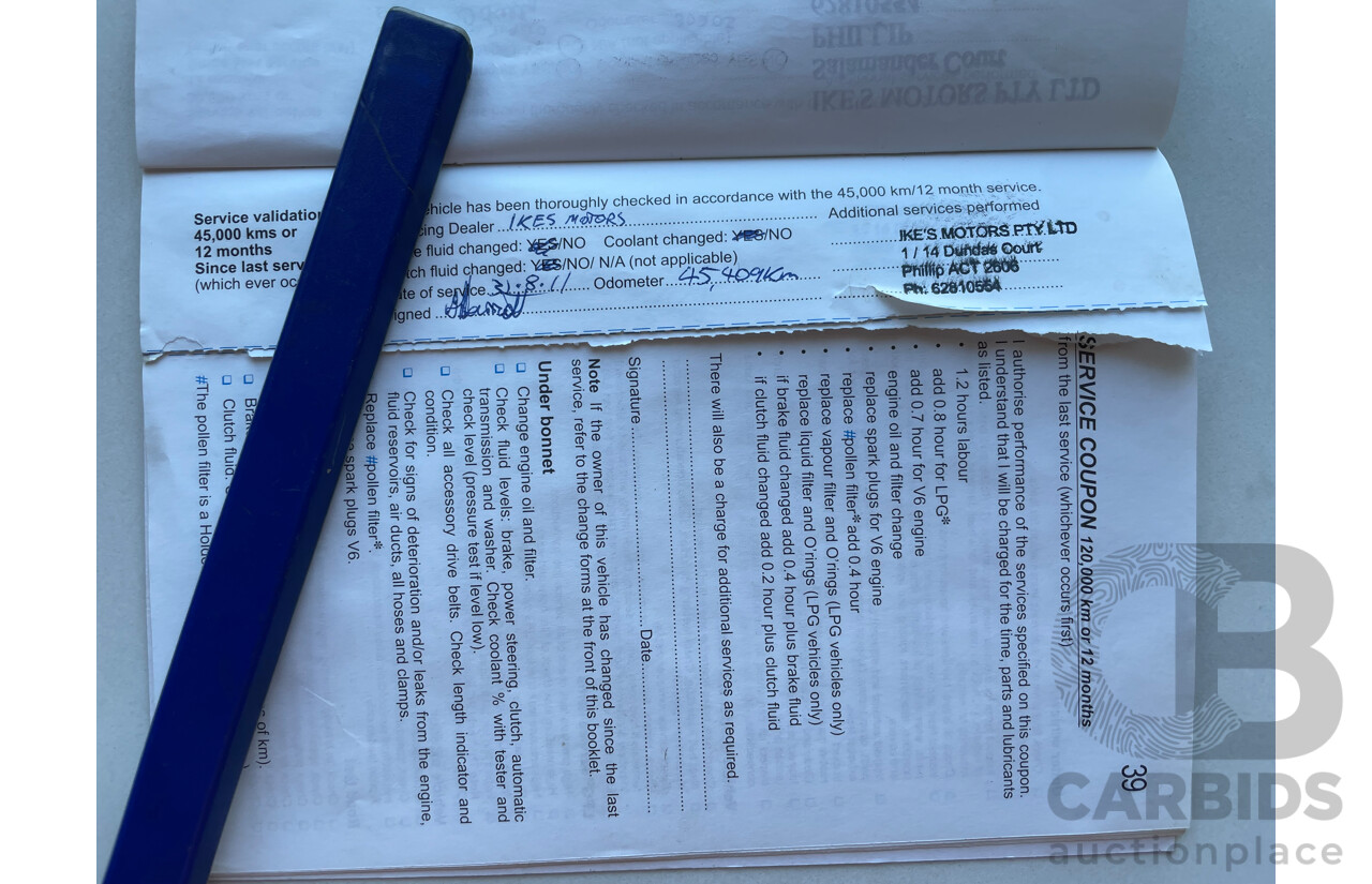 06/2008 Holden Commodore LUMINA RWD  4D Sedan Red 3.6L