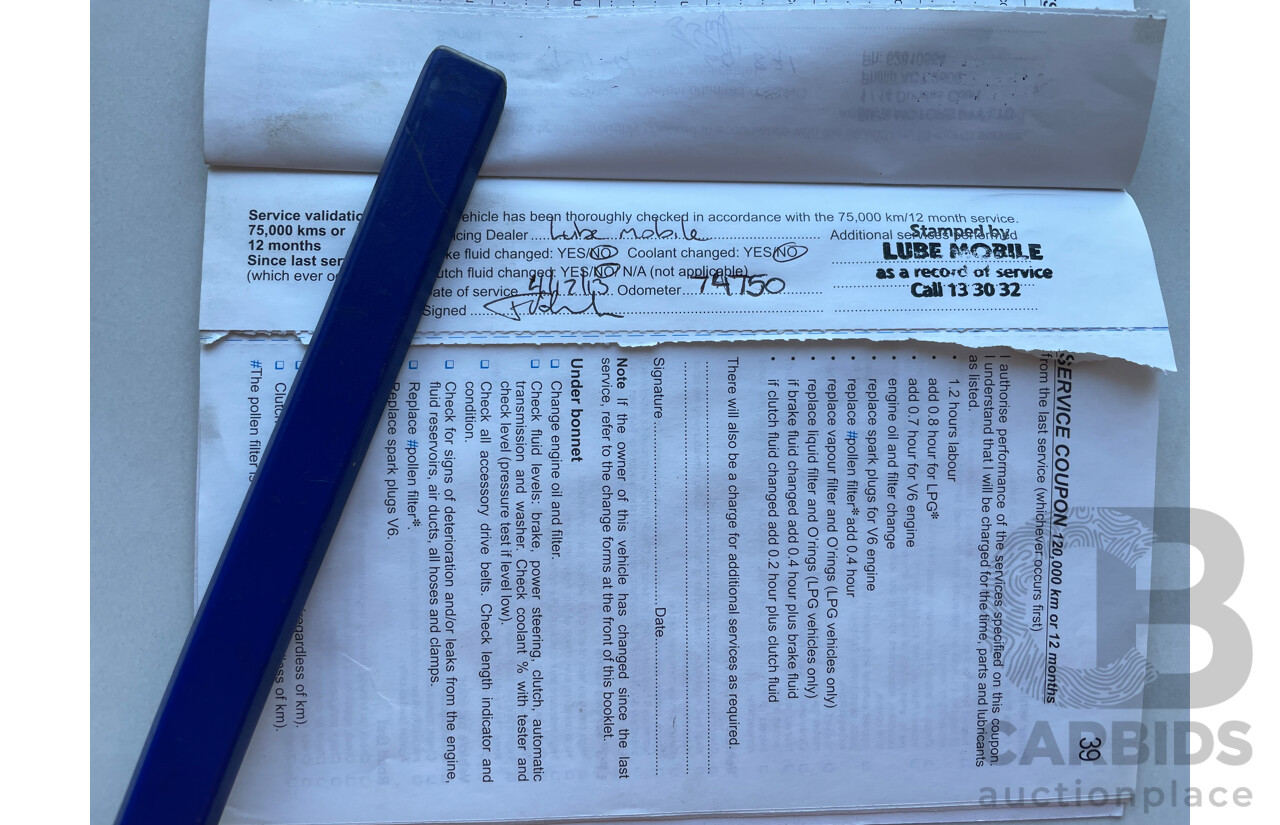 06/2008 Holden Commodore LUMINA RWD  4D Sedan Red 3.6L