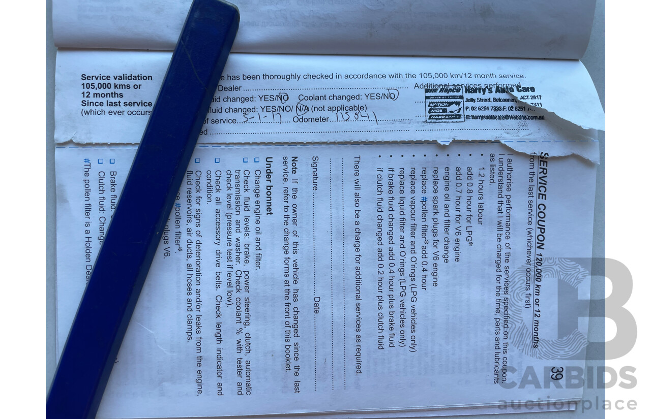 06/2008 Holden Commodore LUMINA RWD  4D Sedan Red 3.6L