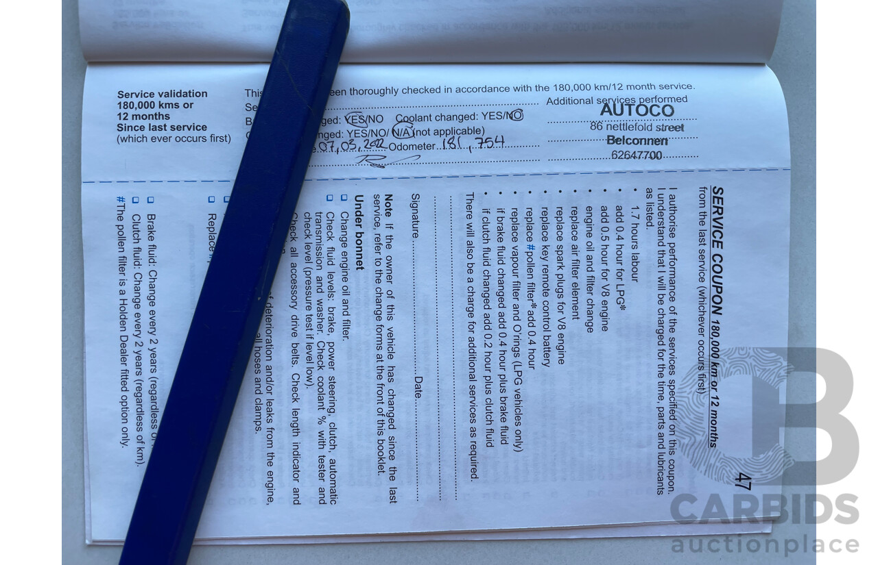 06/2008 Holden Commodore LUMINA RWD  4D Sedan Red 3.6L