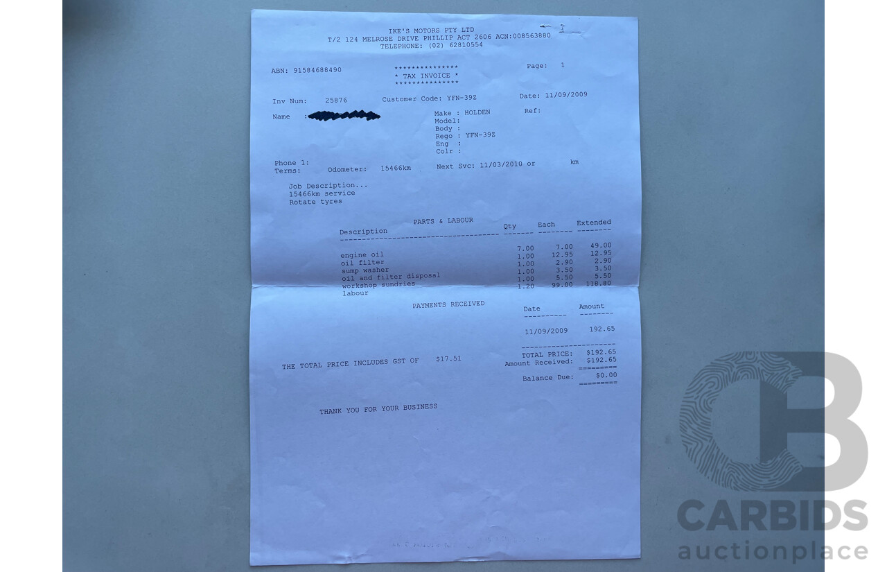 06/2008 Holden Commodore LUMINA RWD  4D Sedan Red 3.6L