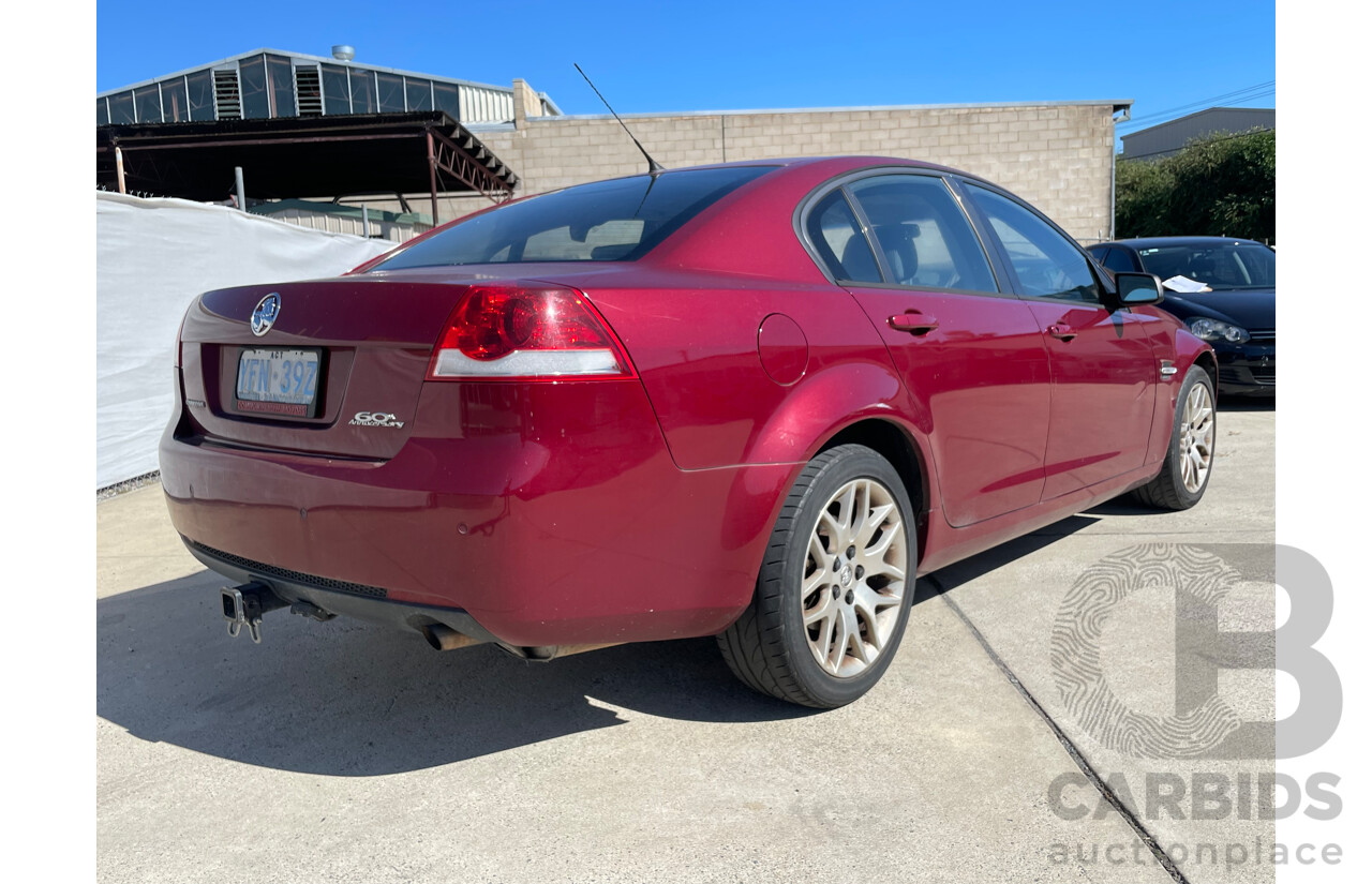 06/2008 Holden Commodore LUMINA RWD  4D Sedan Red 3.6L