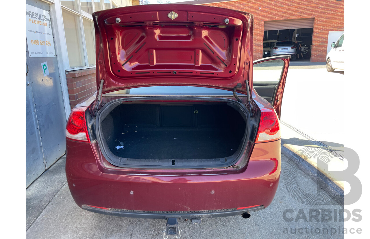 06/2008 Holden Commodore LUMINA RWD  4D Sedan Red 3.6L