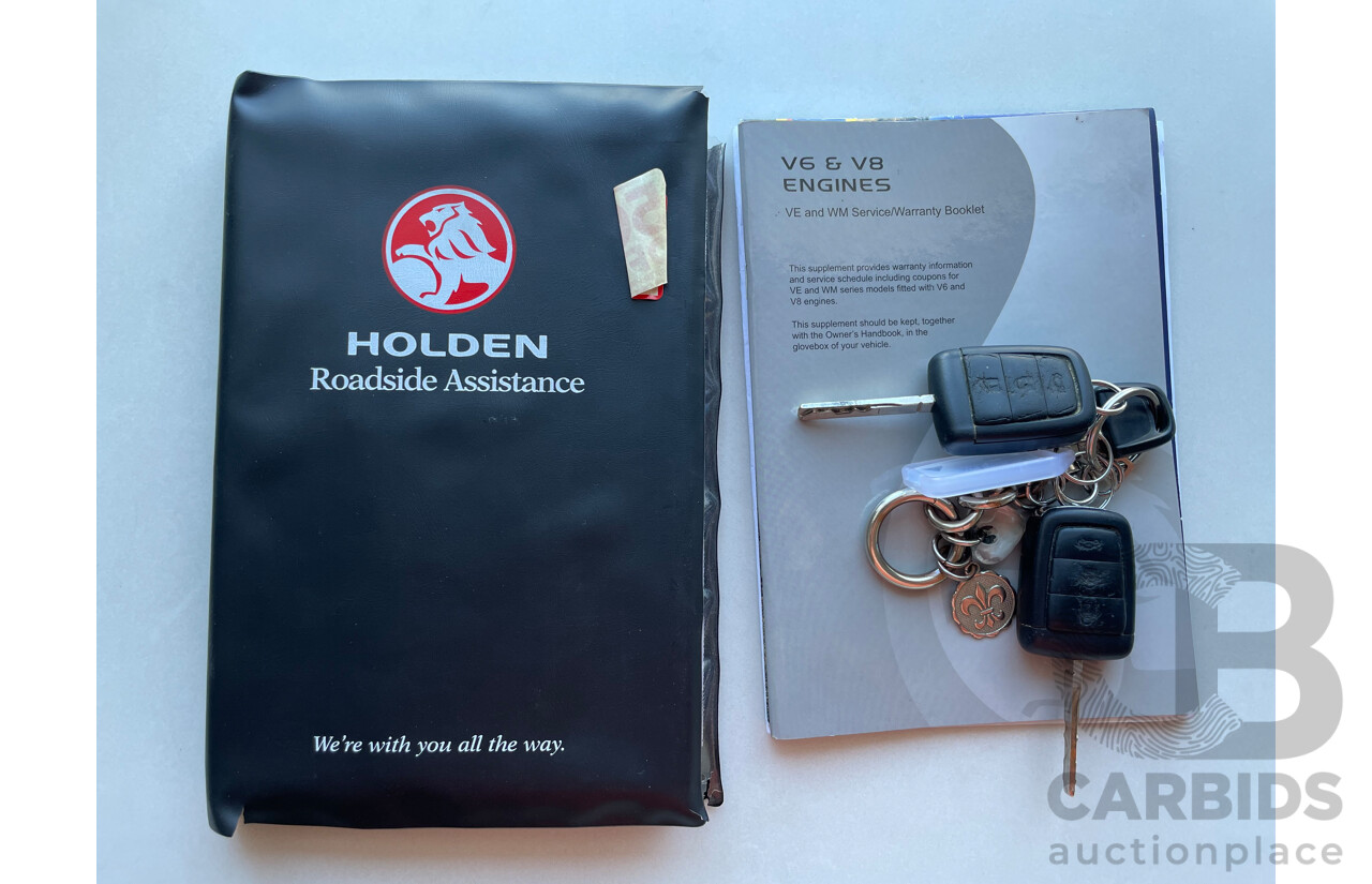 06/2008 Holden Commodore LUMINA RWD  4D Sedan Red 3.6L