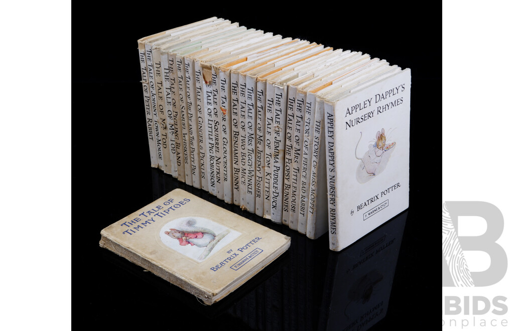 Vintage Collection 23 Beatrix Potter Tales of Series, All Hardback