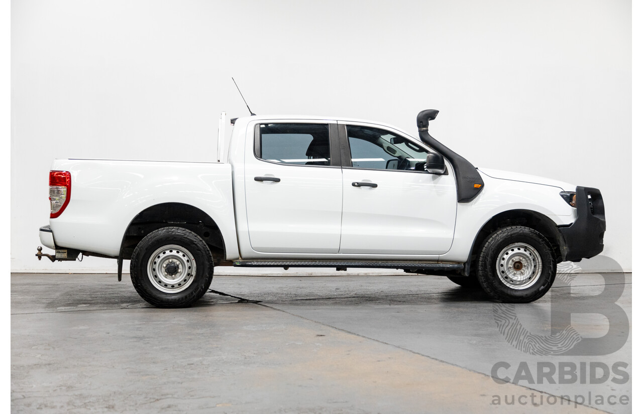 12/2018 Ford Ranger XL 3.2 (4x4) PX MKII 4d Crew C/Chas White Turbo Diesel 3.2L