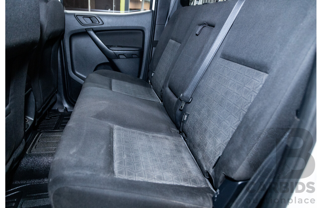 12/2018 Ford Ranger XL 3.2 (4x4) PX MKII 4d Crew C/Chas White Turbo Diesel 3.2L