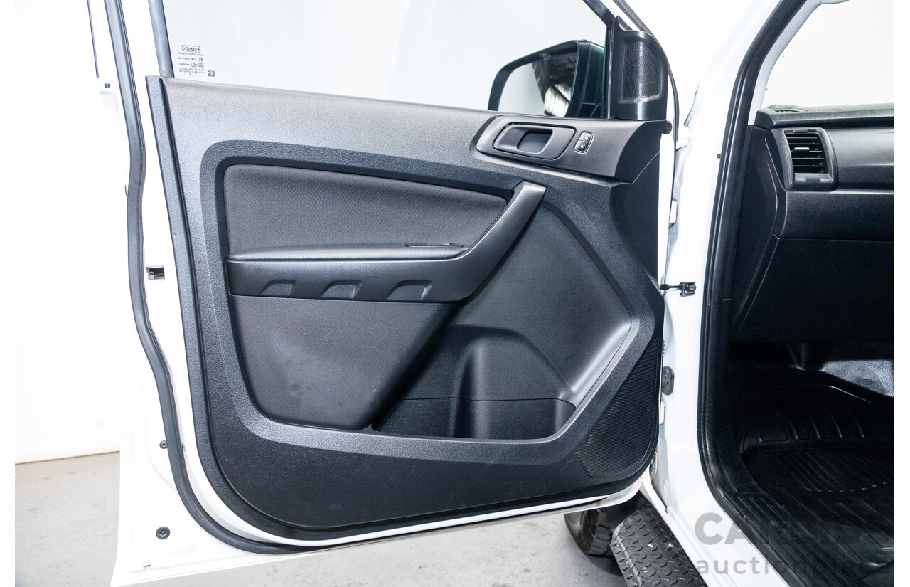 12/2018 Ford Ranger XL 3.2 (4x4) PX MKII 4d Crew C/Chas White Turbo Diesel 3.2L
