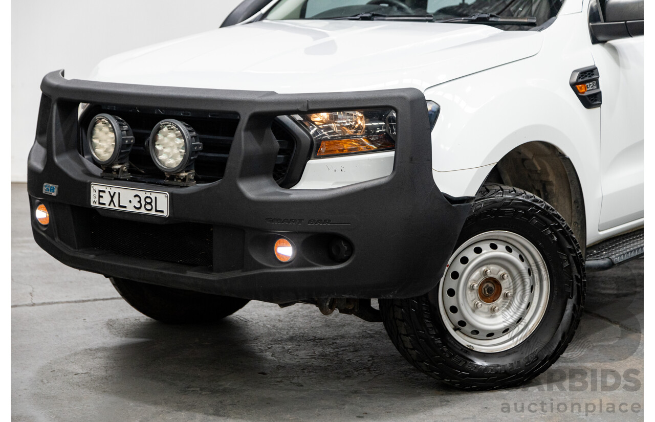12/2018 Ford Ranger XL 3.2 (4x4) PX MKII 4d Crew C/Chas White Turbo Diesel 3.2L