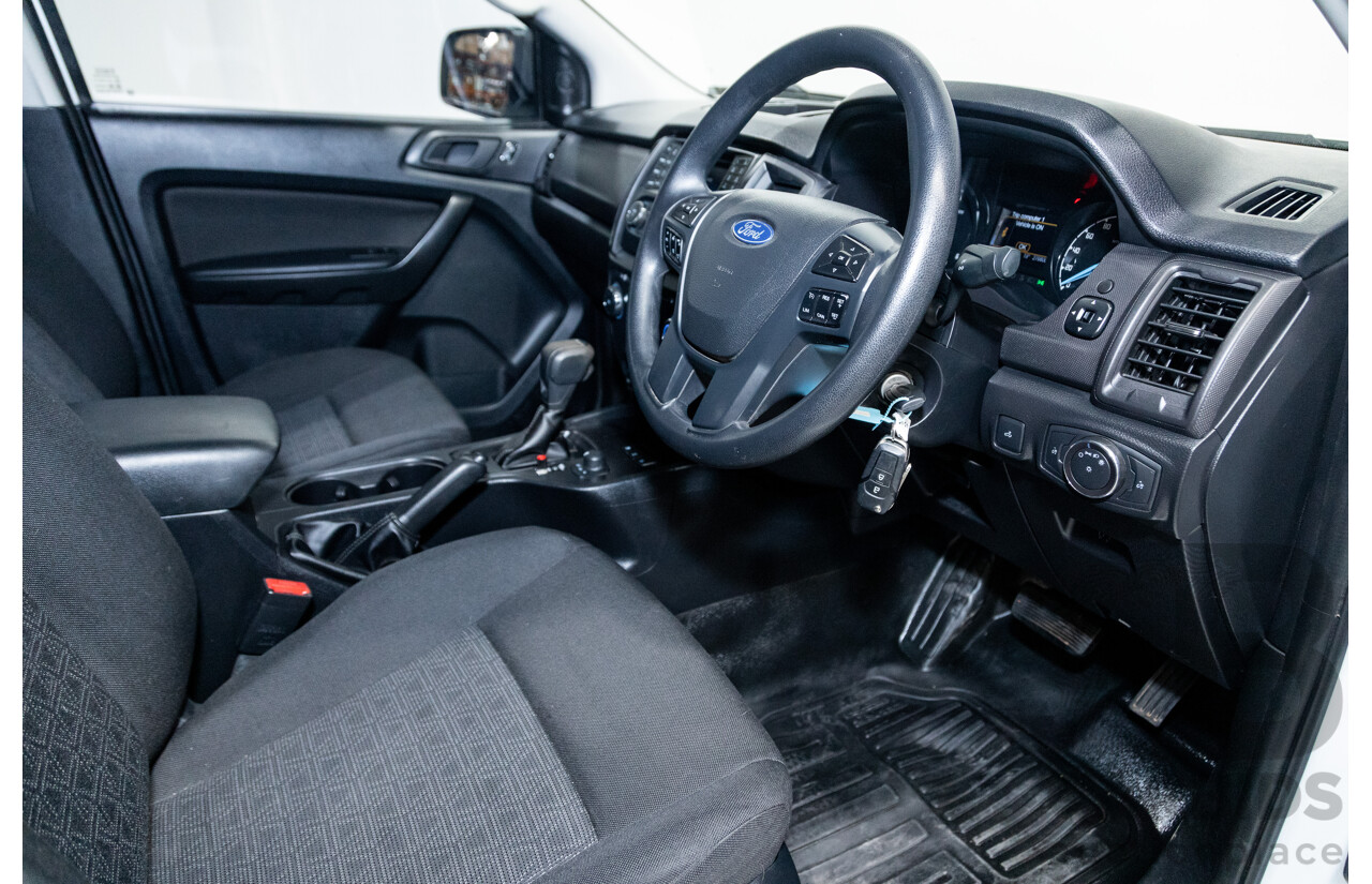 12/2018 Ford Ranger XL 3.2 (4x4) PX MKII 4d Crew C/Chas White Turbo Diesel 3.2L