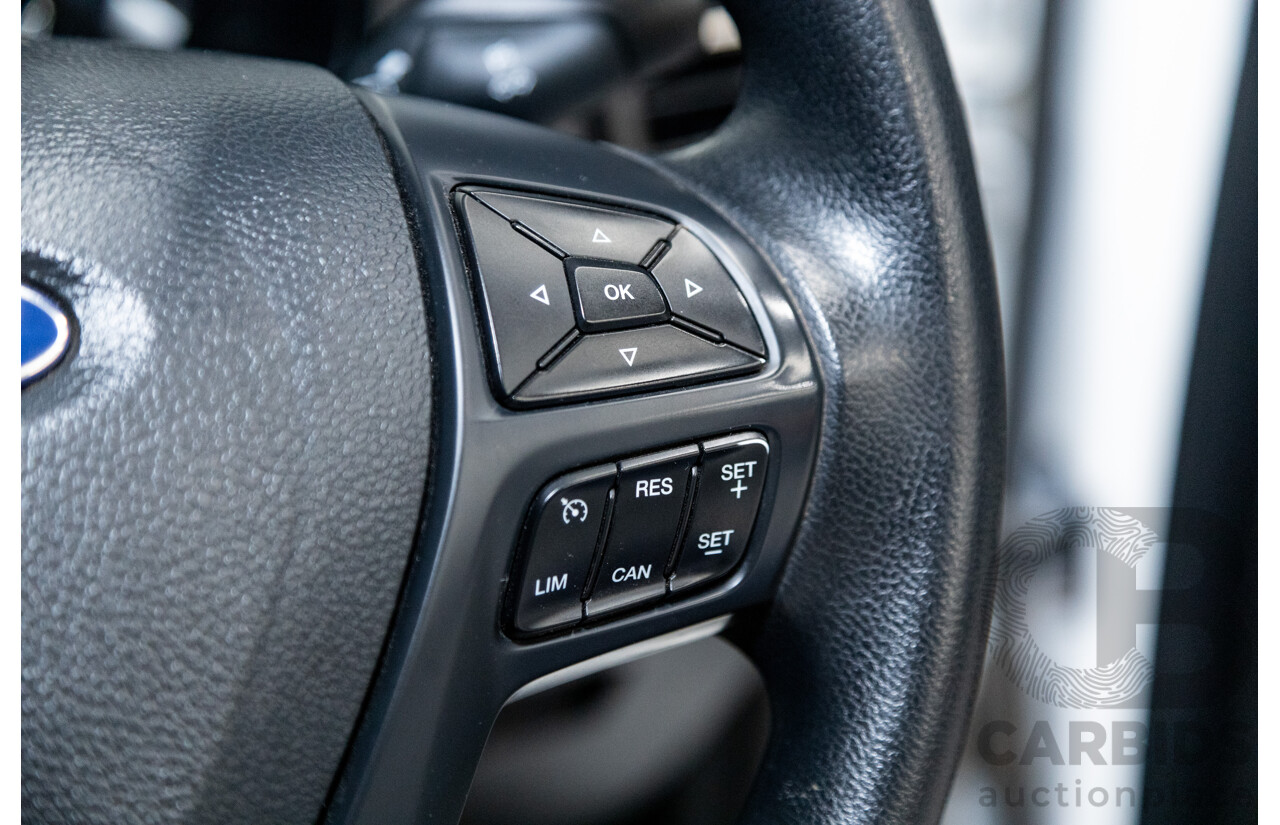 12/2018 Ford Ranger XL 3.2 (4x4) PX MKII 4d Crew C/Chas White Turbo Diesel 3.2L