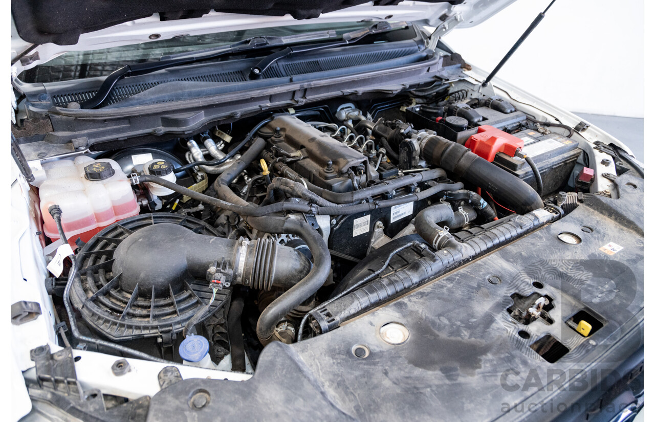 12/2018 Ford Ranger XL 3.2 (4x4) PX MKII 4d Crew C/Chas White Turbo Diesel 3.2L