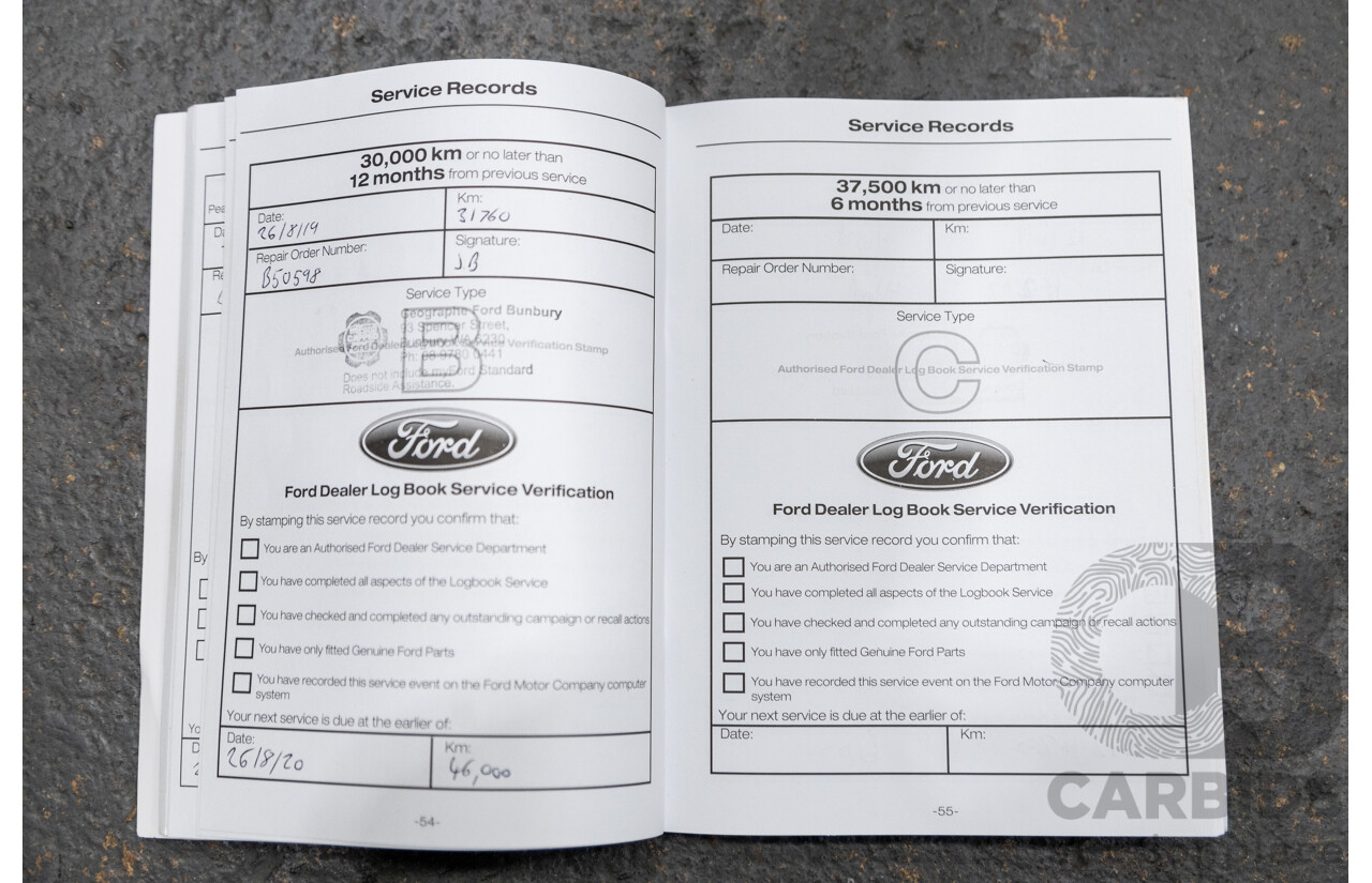 12/2018 Ford Ranger XL 3.2 (4x4) PX MKII 4d Crew C/Chas White Turbo Diesel 3.2L