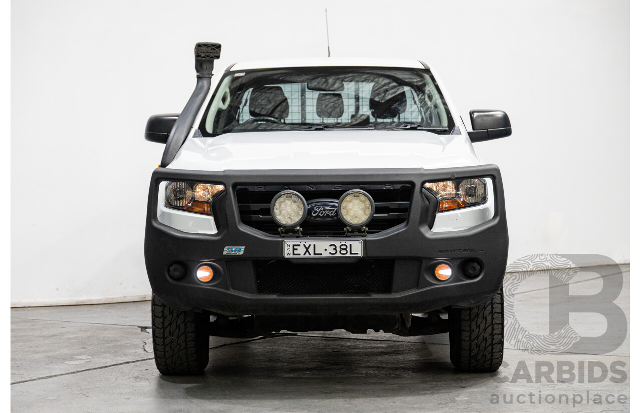 12/2018 Ford Ranger XL 3.2 (4x4) PX MKII 4d Crew C/Chas White Turbo Diesel 3.2L
