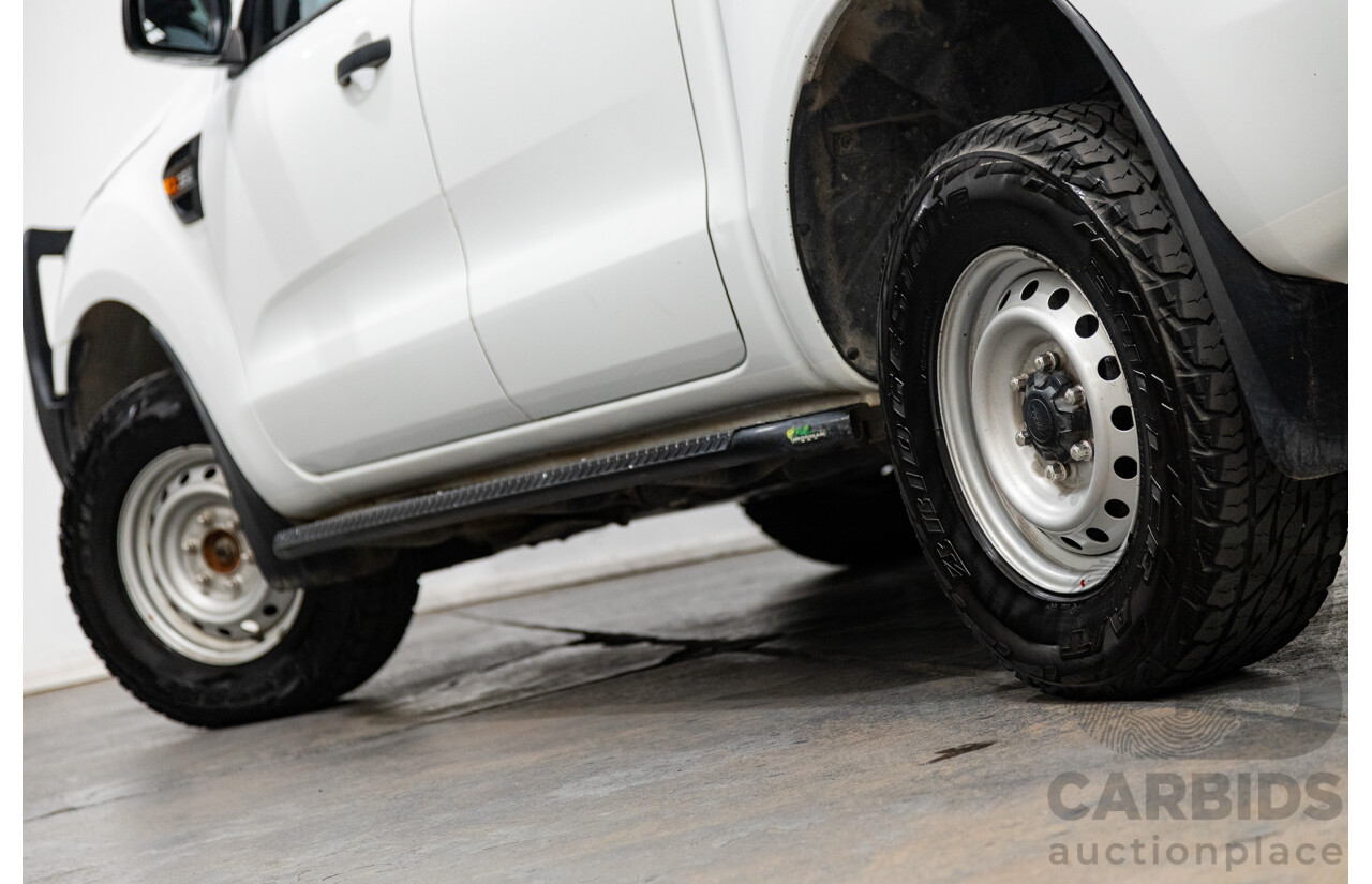 12/2018 Ford Ranger XL 3.2 (4x4) PX MKII 4d Crew C/Chas White Turbo Diesel 3.2L