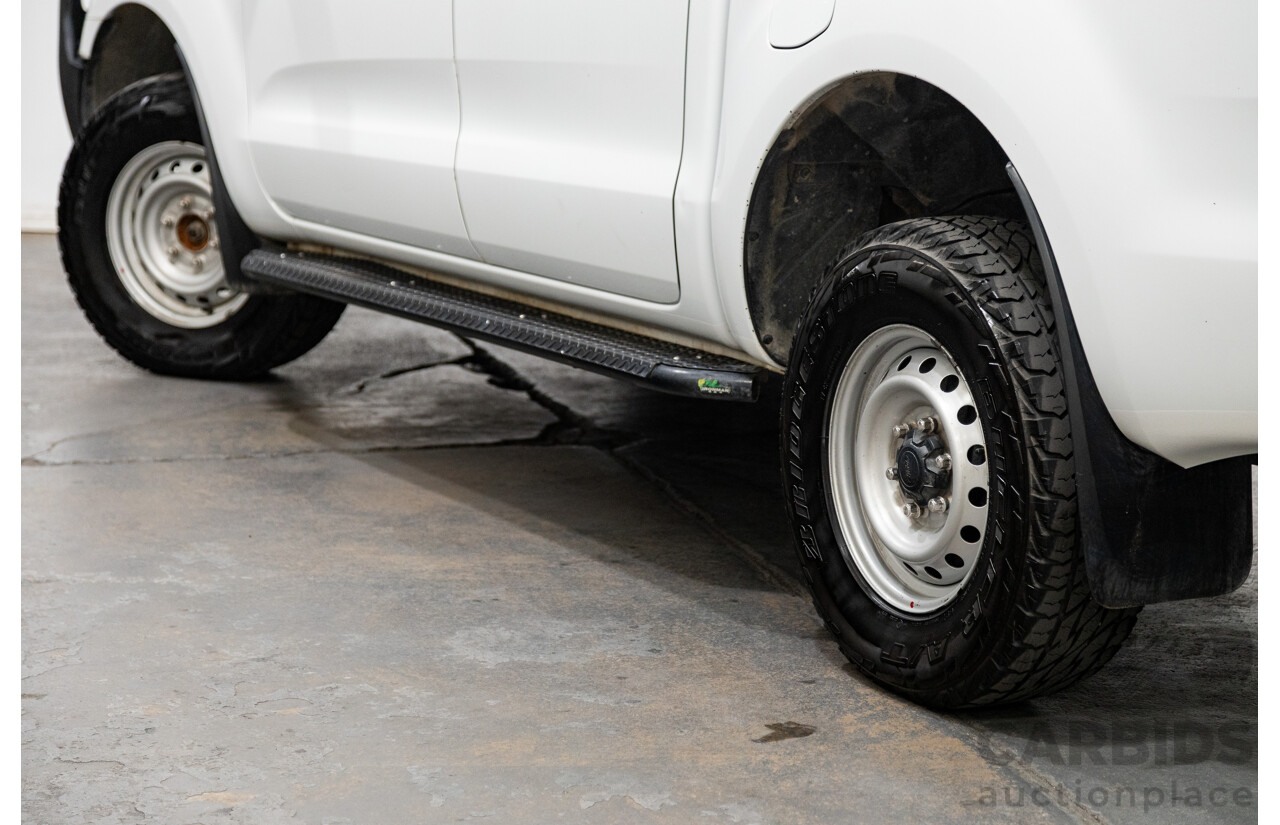 12/2018 Ford Ranger XL 3.2 (4x4) PX MKII 4d Crew C/Chas White Turbo Diesel 3.2L