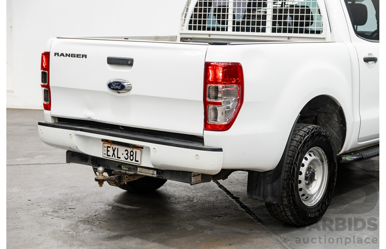 12/2018 Ford Ranger XL 3.2 (4x4) PX MKII 4d Crew C/Chas White Turbo Diesel 3.2L