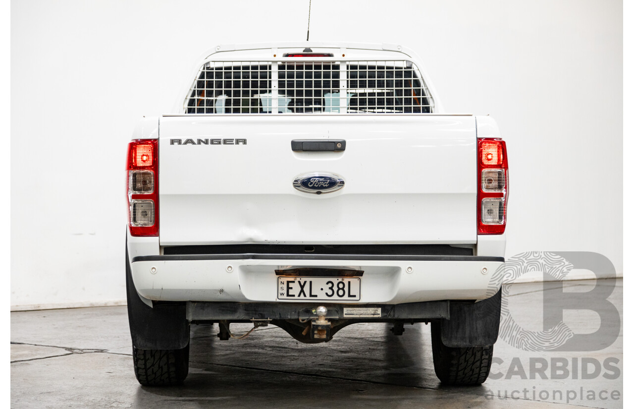 12/2018 Ford Ranger XL 3.2 (4x4) PX MKII 4d Crew C/Chas White Turbo Diesel 3.2L