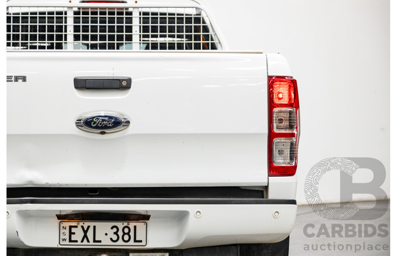 12/2018 Ford Ranger XL 3.2 (4x4) PX MKII 4d Crew C/Chas White Turbo Diesel 3.2L