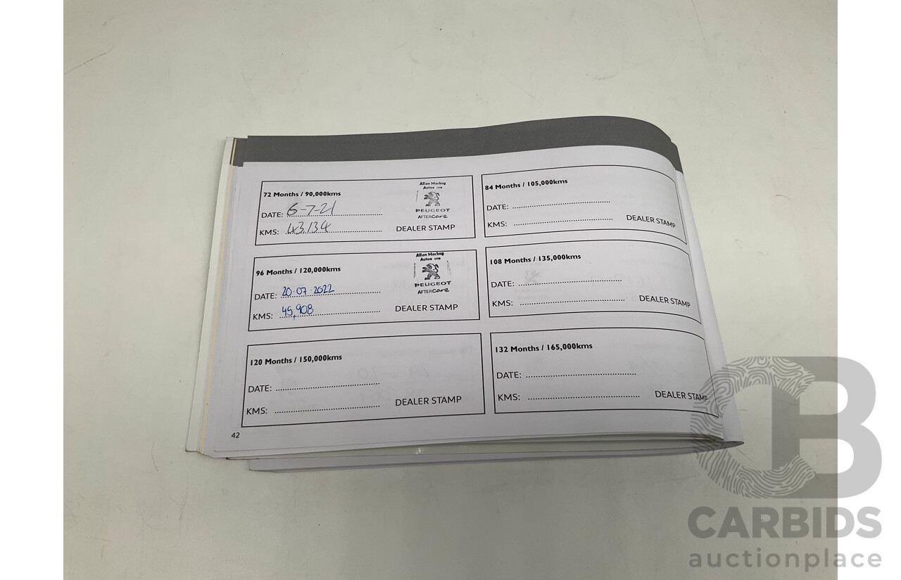 5/2015 Peugeot 308 Allure BLUE HDi T9 5d Hatchback White Turbo Diesel 2.0L