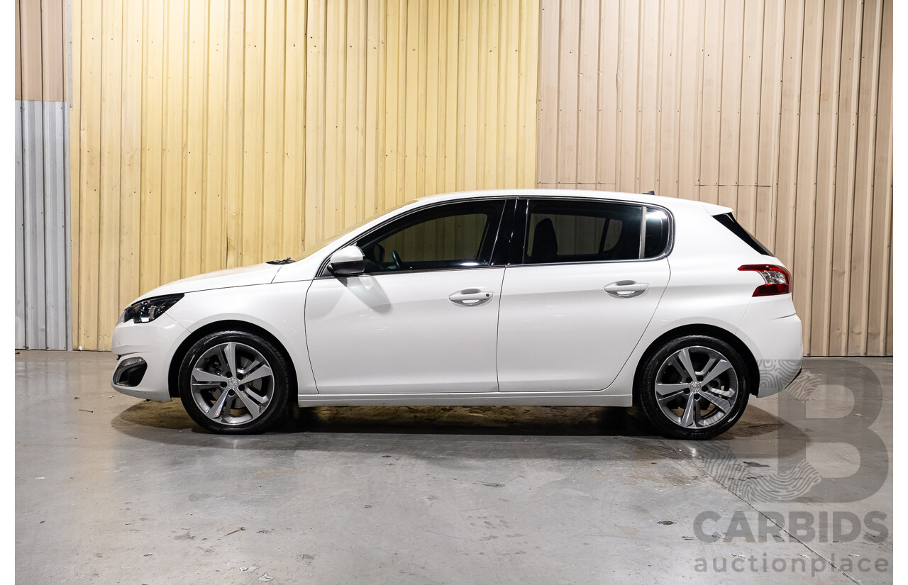 5/2015 Peugeot 308 Allure BLUE HDi T9 5d Hatchback White Turbo Diesel 2.0L