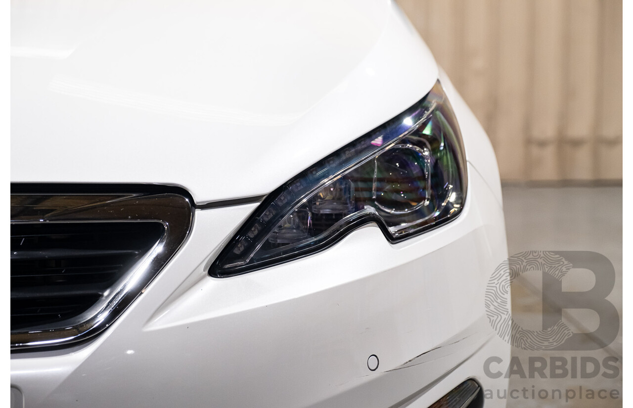 5/2015 Peugeot 308 Allure BLUE HDi T9 5d Hatchback White Turbo Diesel 2.0L