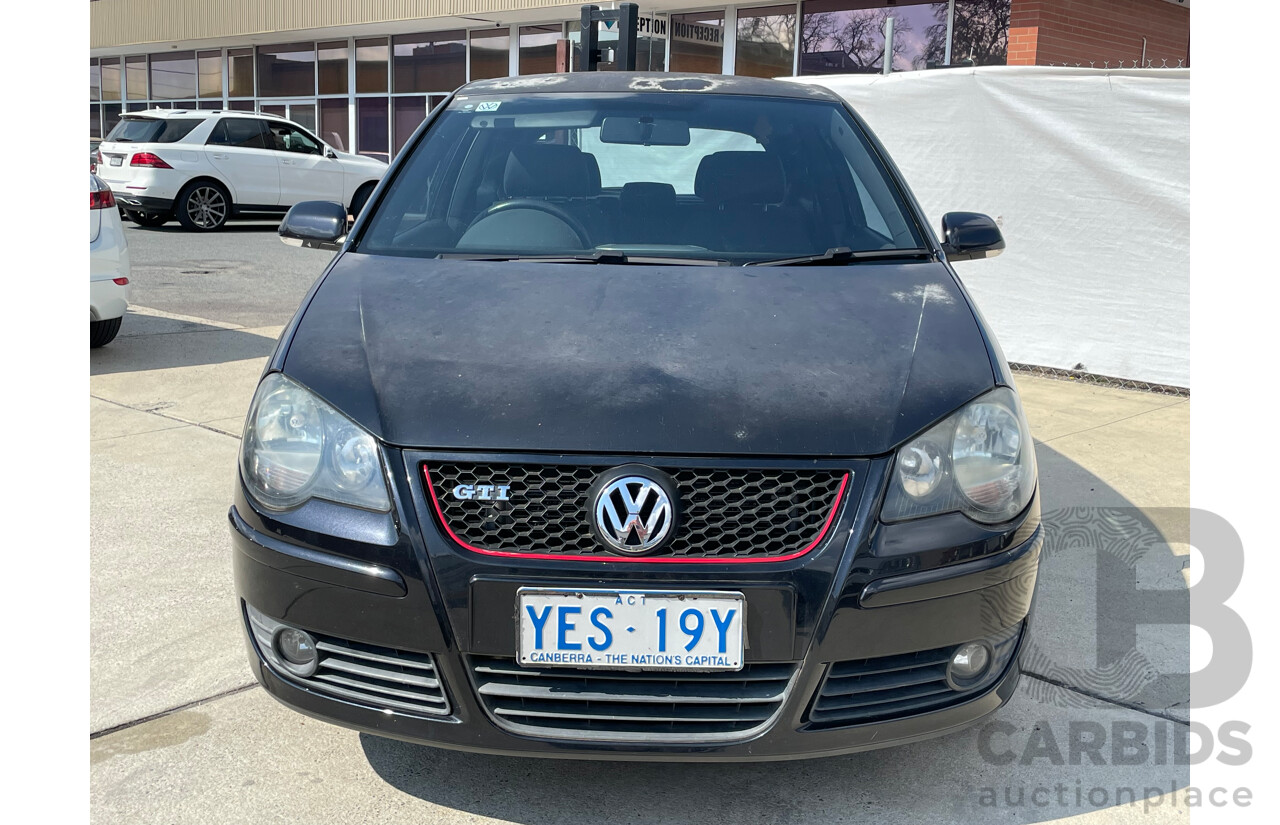 12/2006 Volkswagen Polo GTi FWD 9N 3D Hatchback Black 1.8L
