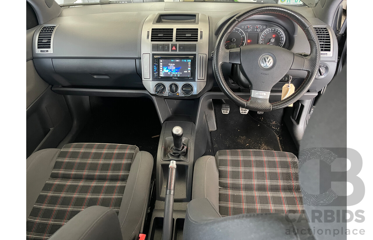 12/2006 Volkswagen Polo GTi FWD 9N 3D Hatchback Black 1.8L