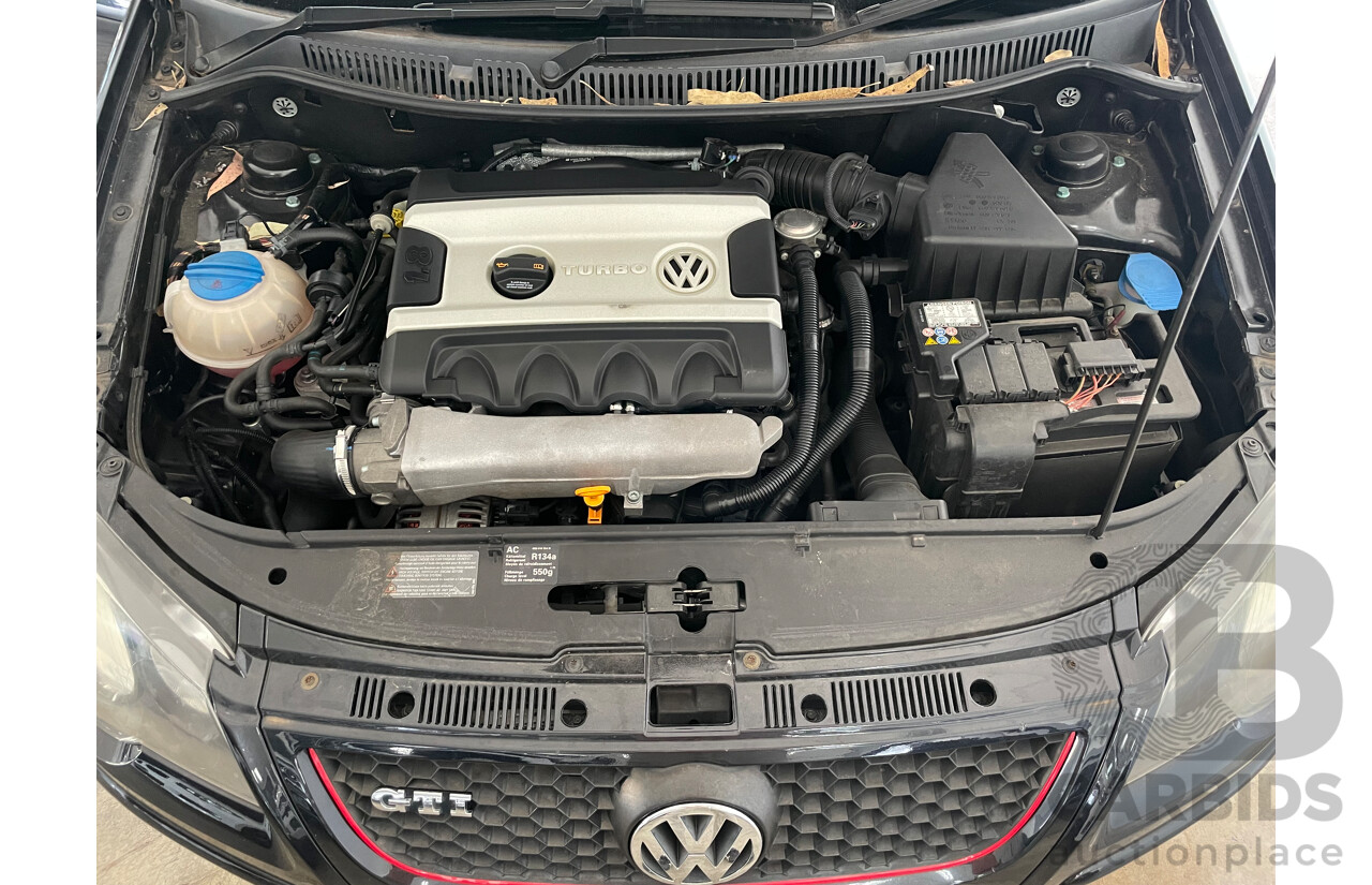 12/2006 Volkswagen Polo GTi FWD 9N 3D Hatchback Black 1.8L