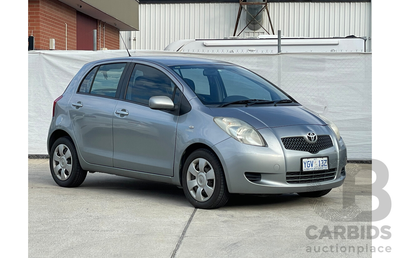 09/2007 Toyota Yaris YRS FWD NCP91R 5D Hatchback Silver 1.5L