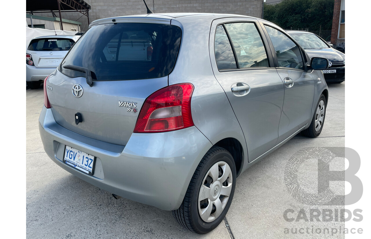 09/2007 Toyota Yaris YRS FWD NCP91R 5D Hatchback Silver 1.5L