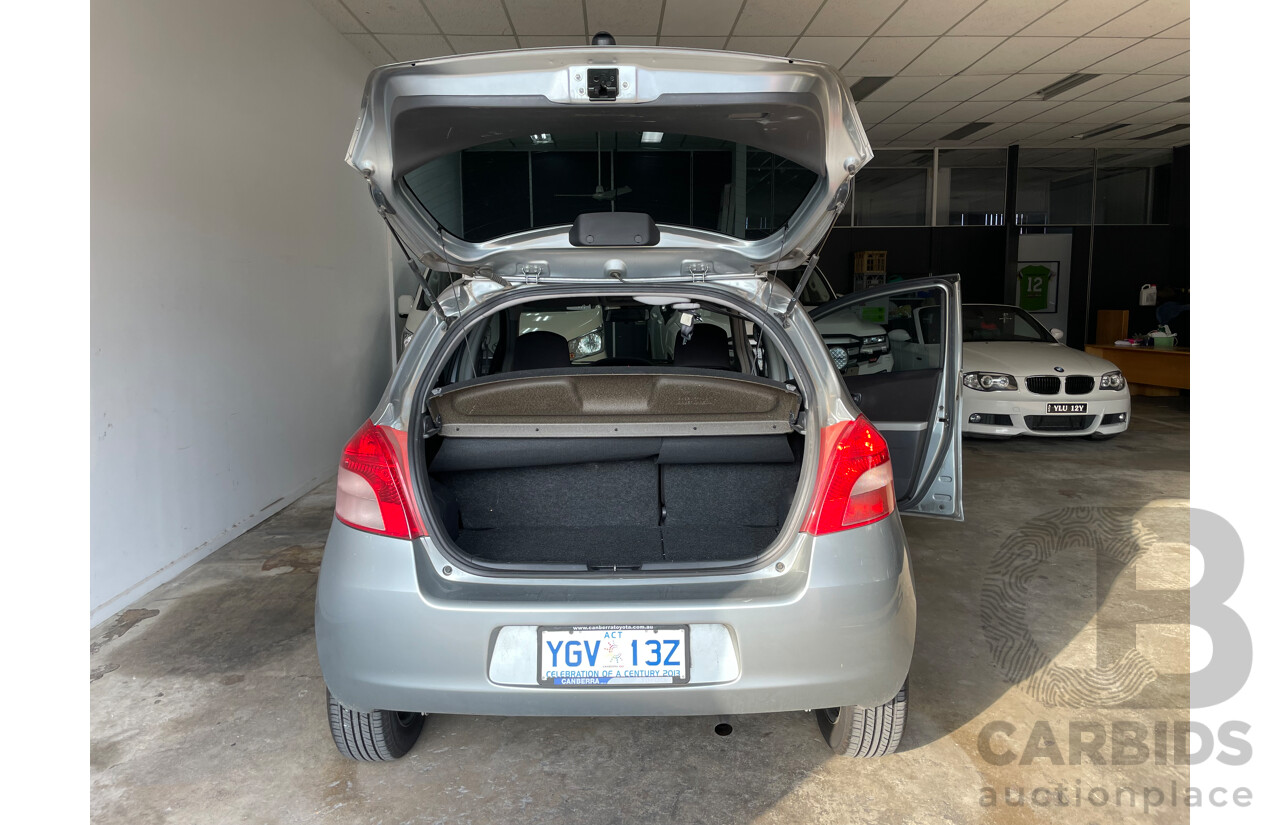 09/2007 Toyota Yaris YRS FWD NCP91R 5D Hatchback Silver 1.5L