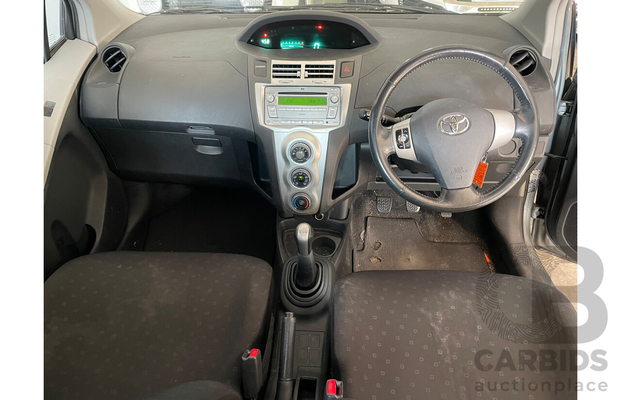09/2007 Toyota Yaris YRS FWD NCP91R 5D Hatchback Silver 1.5L