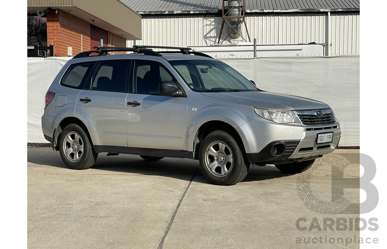 06/2010 Subaru Forester X AWD MY10 4D Wagon Silver 2.5L