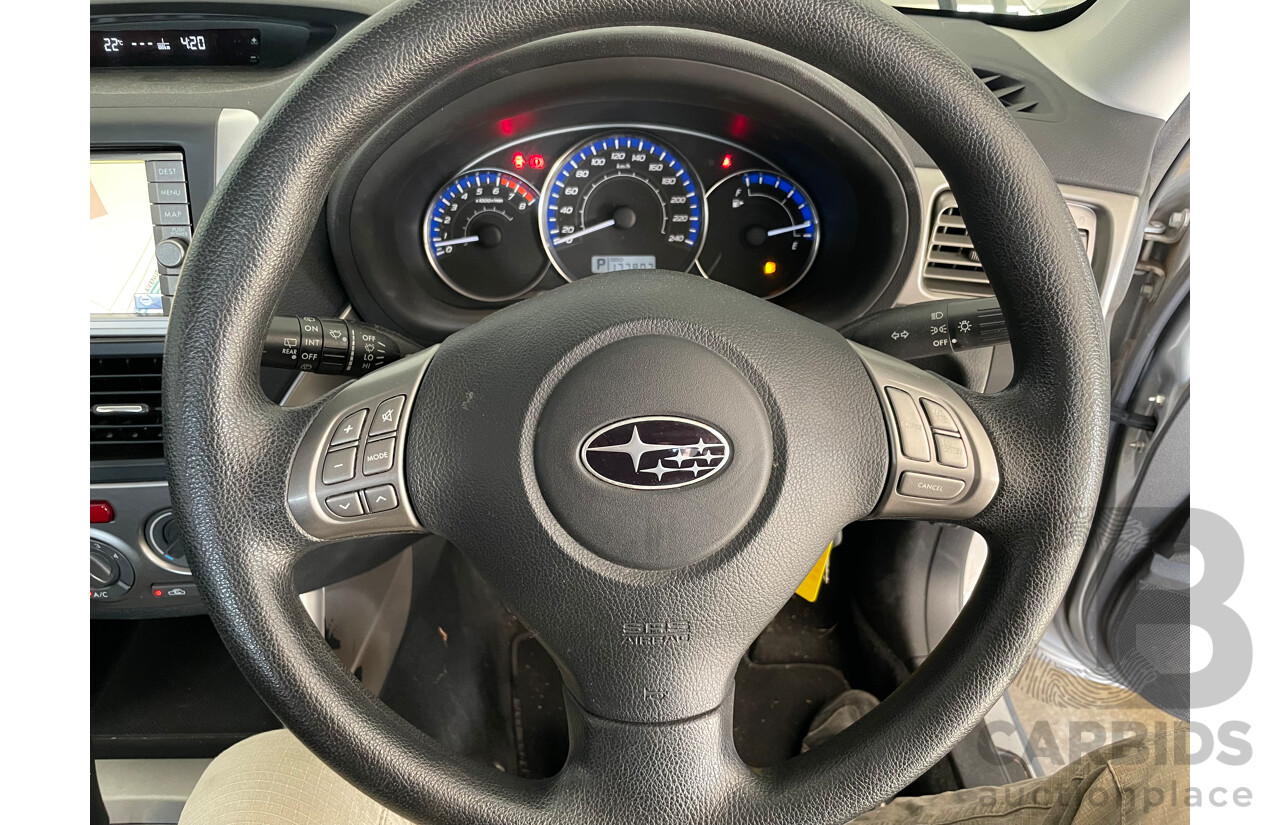 06/2010 Subaru Forester X AWD MY10 4D Wagon Silver 2.5L