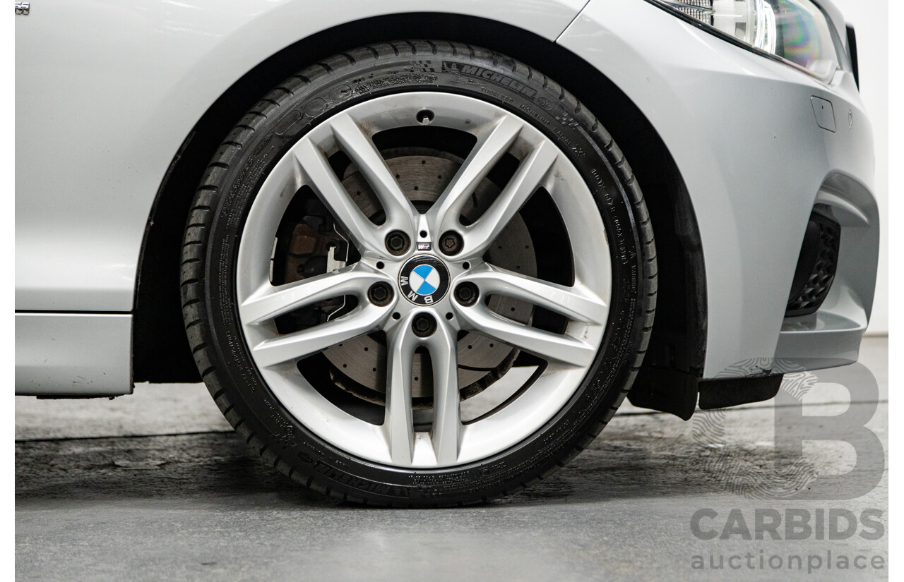 5/2016 BMW 228i M-Sport F22 MY16 2d Coupe Metallic Glacier Silver Turbo 2.0L
