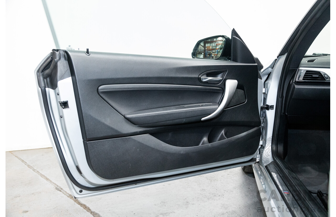 5/2016 BMW 228i M-Sport F22 MY16 2d Coupe Metallic Glacier Silver Turbo 2.0L