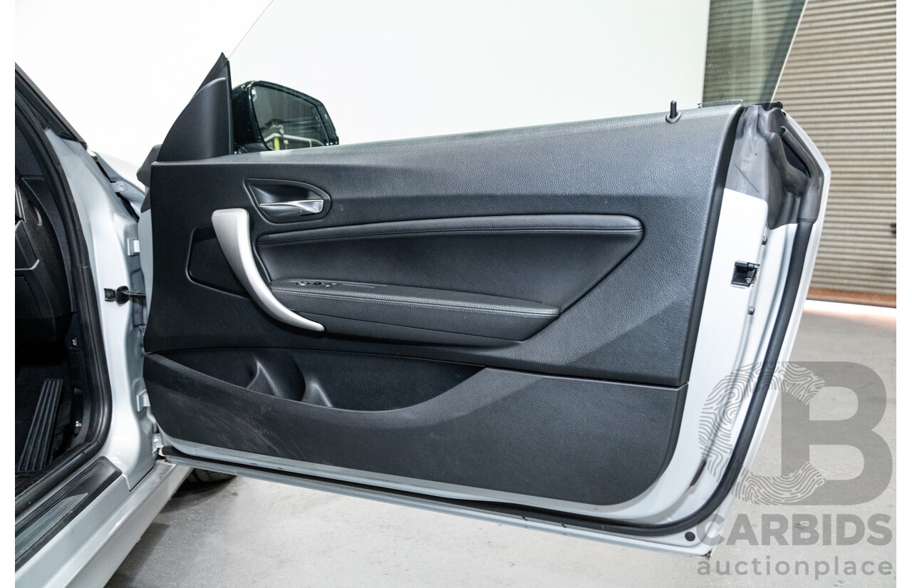 5/2016 BMW 228i M-Sport F22 MY16 2d Coupe Metallic Glacier Silver Turbo 2.0L