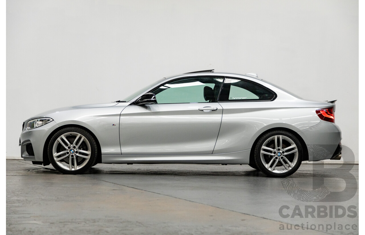5/2016 BMW 228i M-Sport F22 MY16 2d Coupe Metallic Glacier Silver Turbo 2.0L